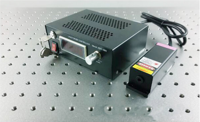 532nm 150~300mW 0.1nm Narrow Linewidth Raman Laser Green Raman Spectroscopy System